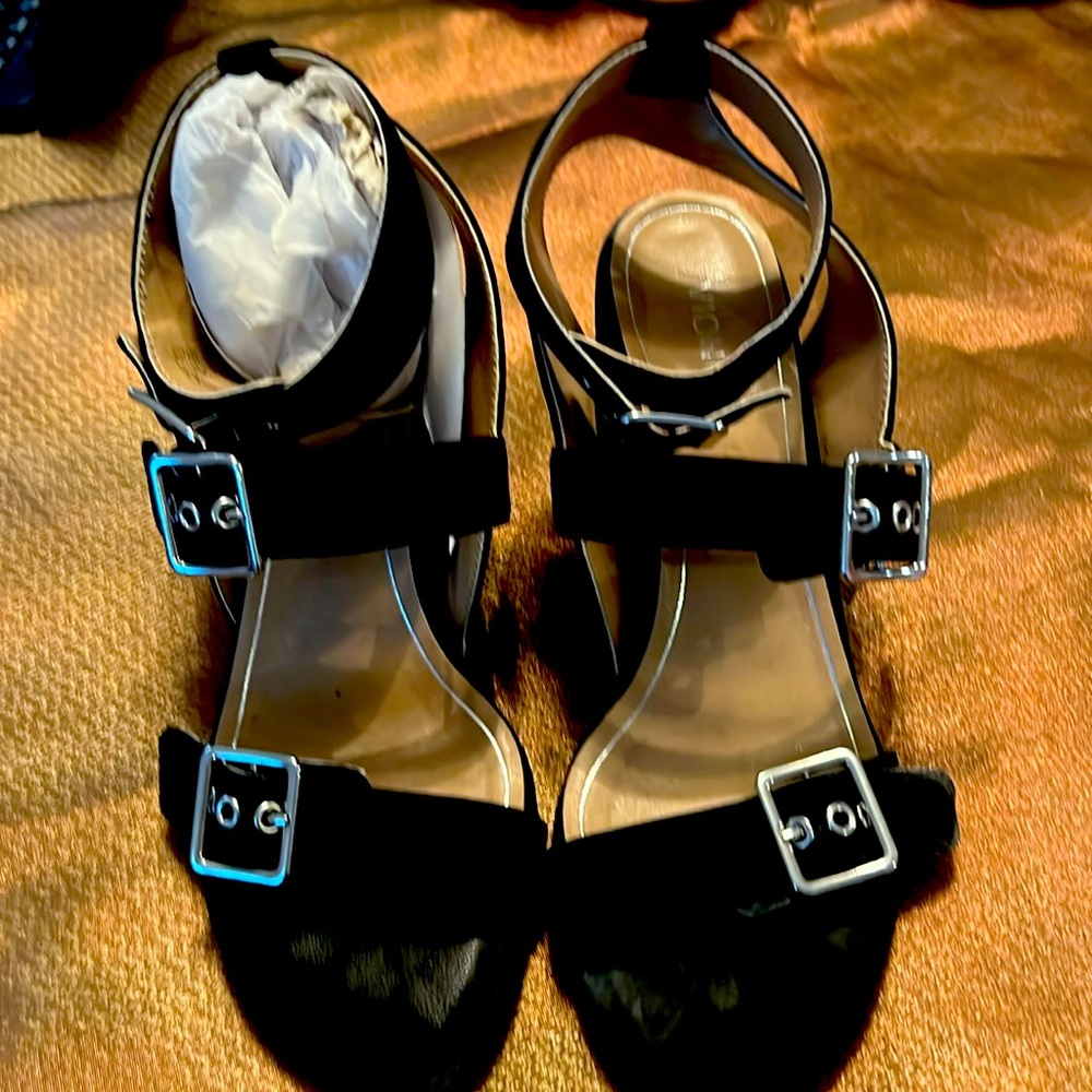 Vionic New Women's Perk Carmel Backstrap Dress Sandal Black 9.5
